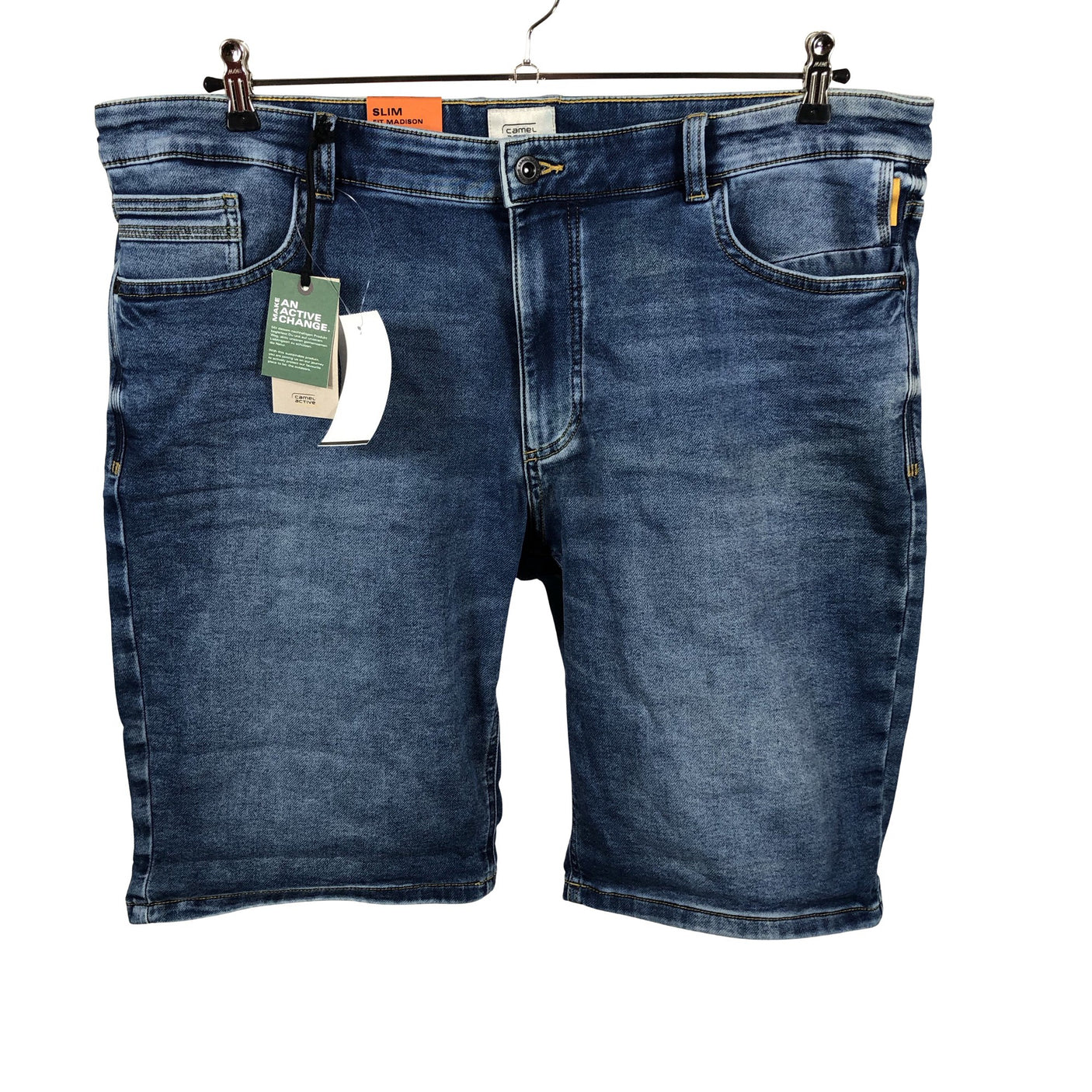 Unisex Camel Active - Denim shorts, size W40 - Blue (3)