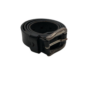 Unisex Sand - Leather belt, size Ei kokoa - Black (1)