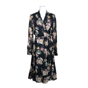 Unisex Sand - Schiffon dress, size 38 - Black (1)