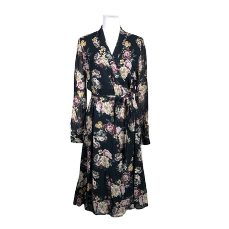 Unisex Sand - Schiffon dress, size 38 - Black ()
