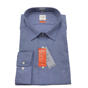Unisex Olymp - Collared shirt, size XXXL - Blue (1)