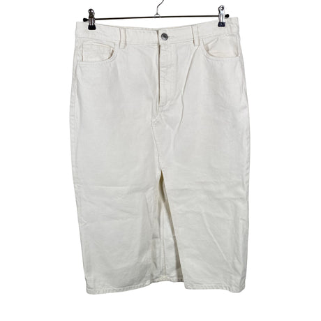 Unisex Lindex - Denim skirt, size 46 - White ()