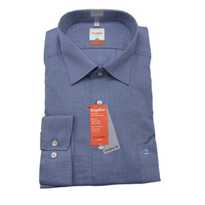 Unisex Olymp - Collared shirt, size XXL - Blue (1)