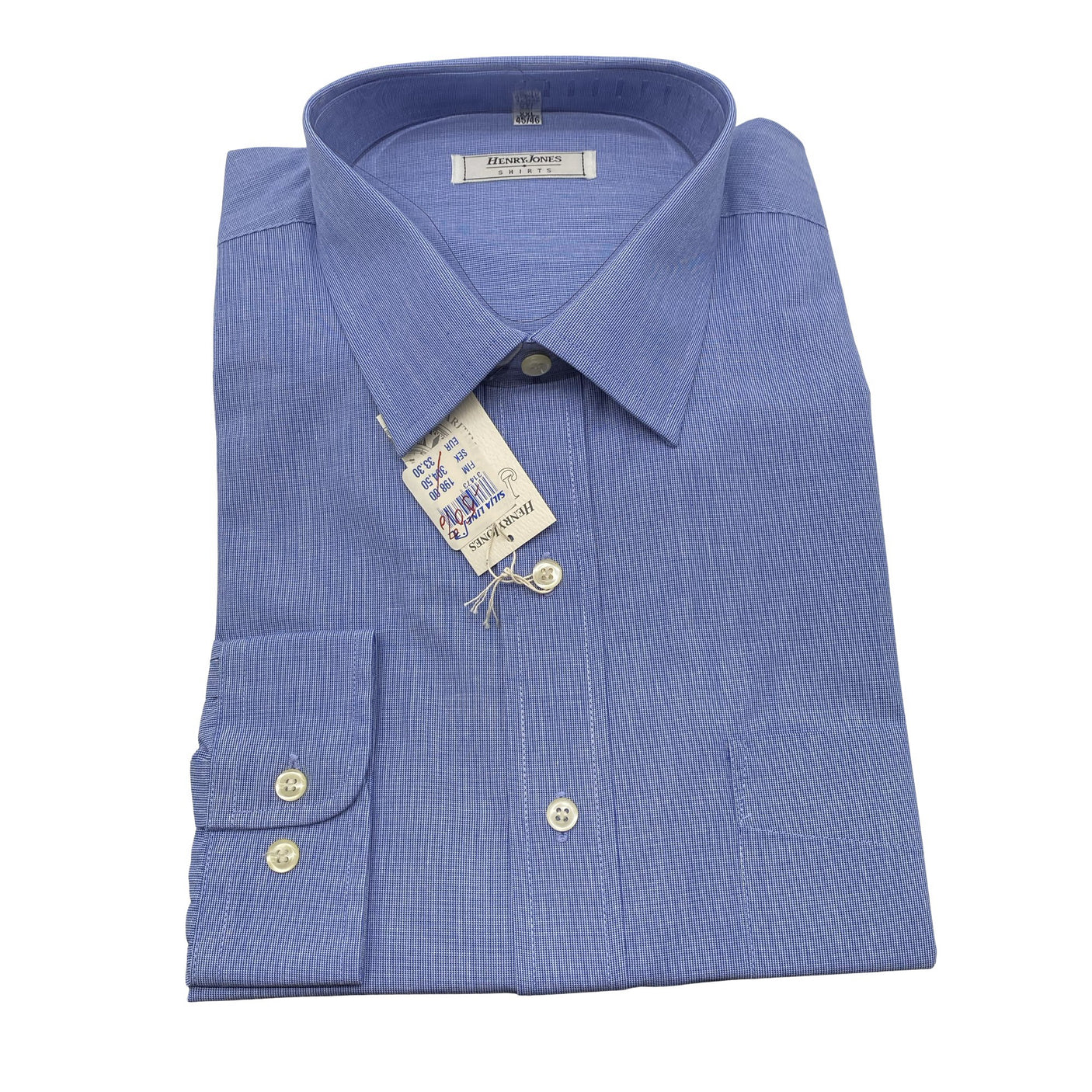 Unisex Jones - Collared shirt, size XXL - Blue (1)