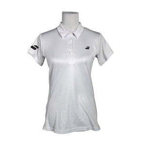 Unisex Babolat - Sports shirt, short sleeve, size 40 - White (1)