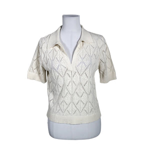 Unisex Lindex - T-shirt, size 38 - Natural white (1)