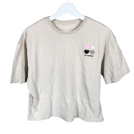 Unisex Name It - T-shirt, size 158 - 164 - Beige ()