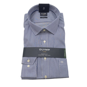 Unisex Olymp - Collared shirt, size XXL - Blue (1)