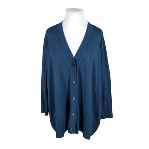 Unisex Ulla Popken - Cardigan, size 58 - Blue (2)