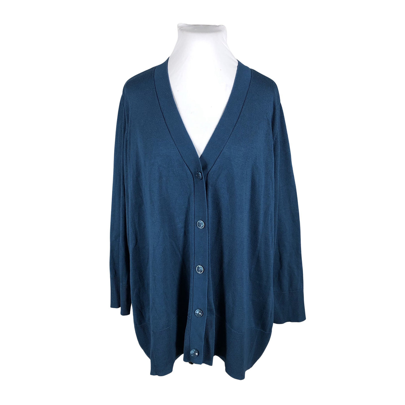 Unisex Ulla Popken - Cardigan, size 58 - Blue (1)