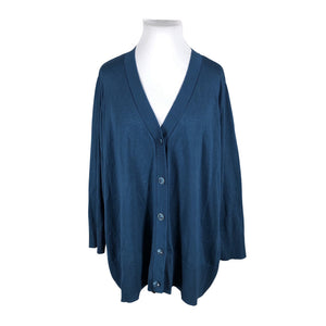 Unisex Ulla Popken - Cardigan, size 58 - Blue (1)