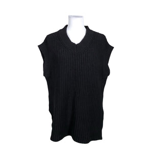 Unisex Lindex - Knit vest, size 36 - Black (1)