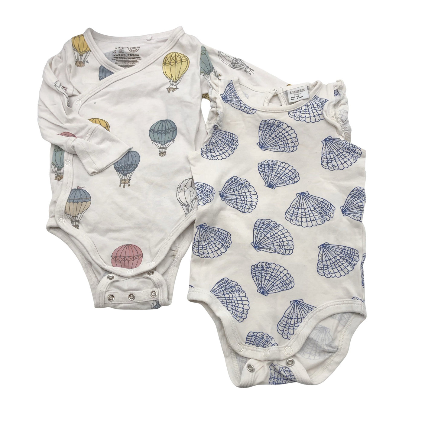 Unisex Lindex - Body, size 56 - 62 - White (1)