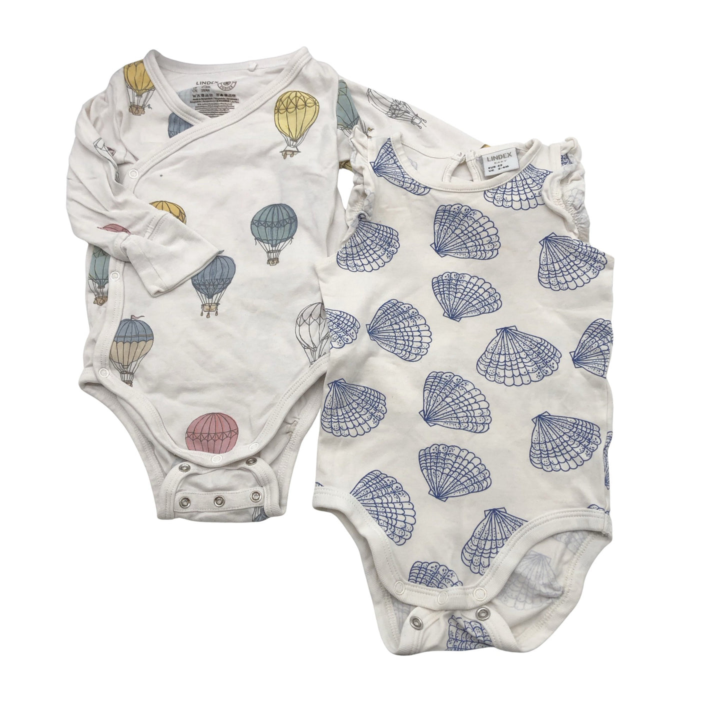 Unisex Lindex - Body, size 56 - 62 - White (3)