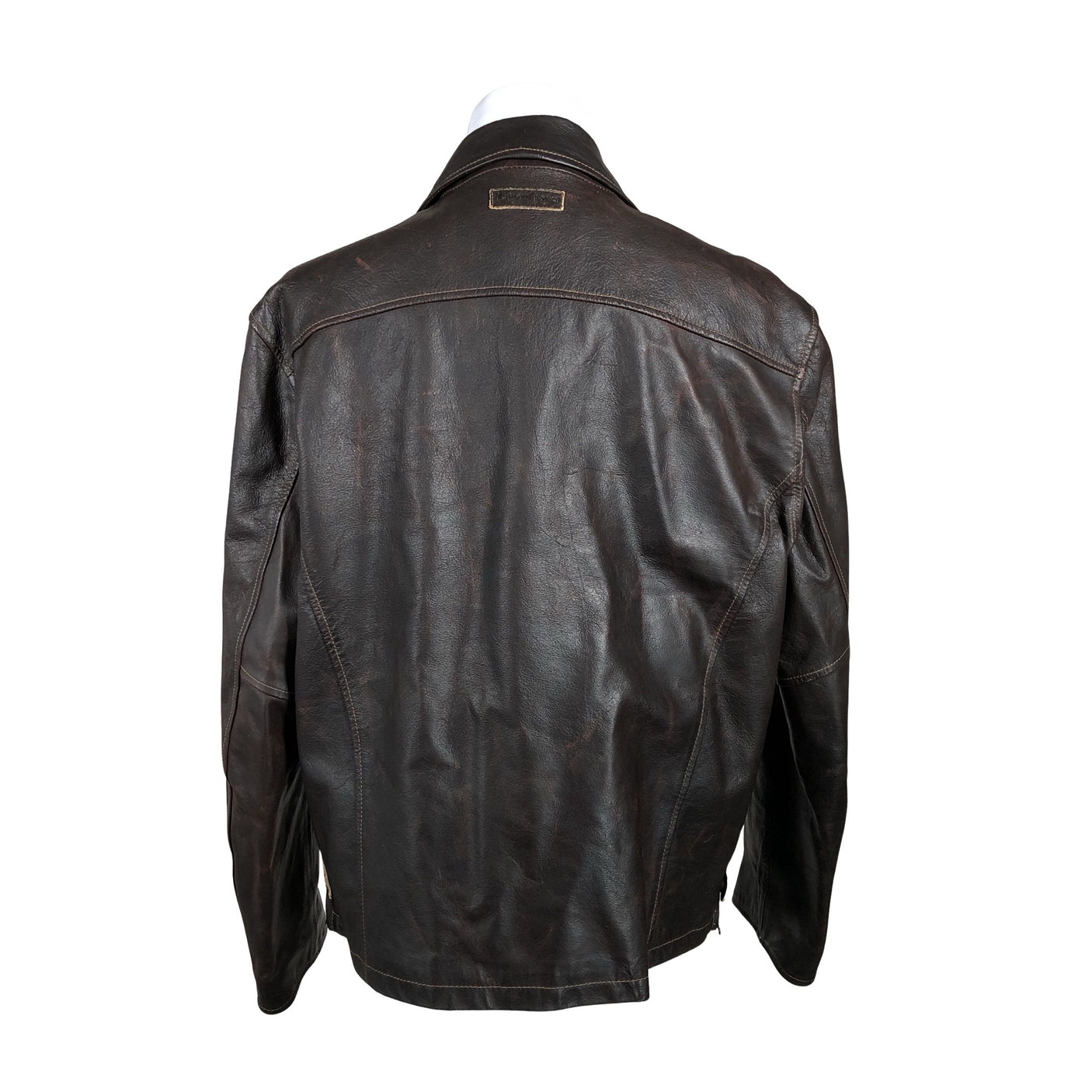 Unisex Marlboro Classics - Leather jacket, size XXL - Brown (3)