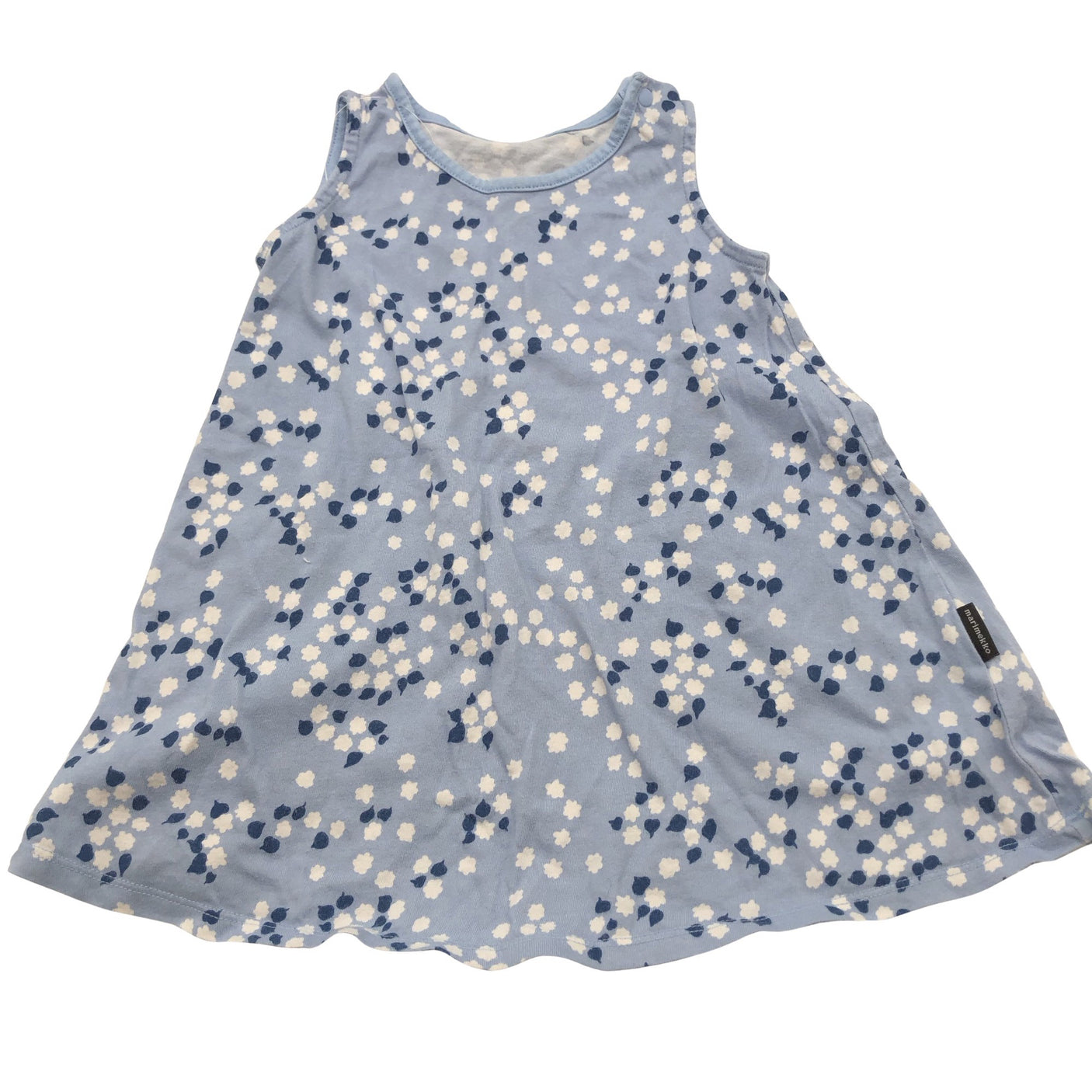 Unisex Marimekko - Tricot dress, size 80 - 86 - Blue (2)