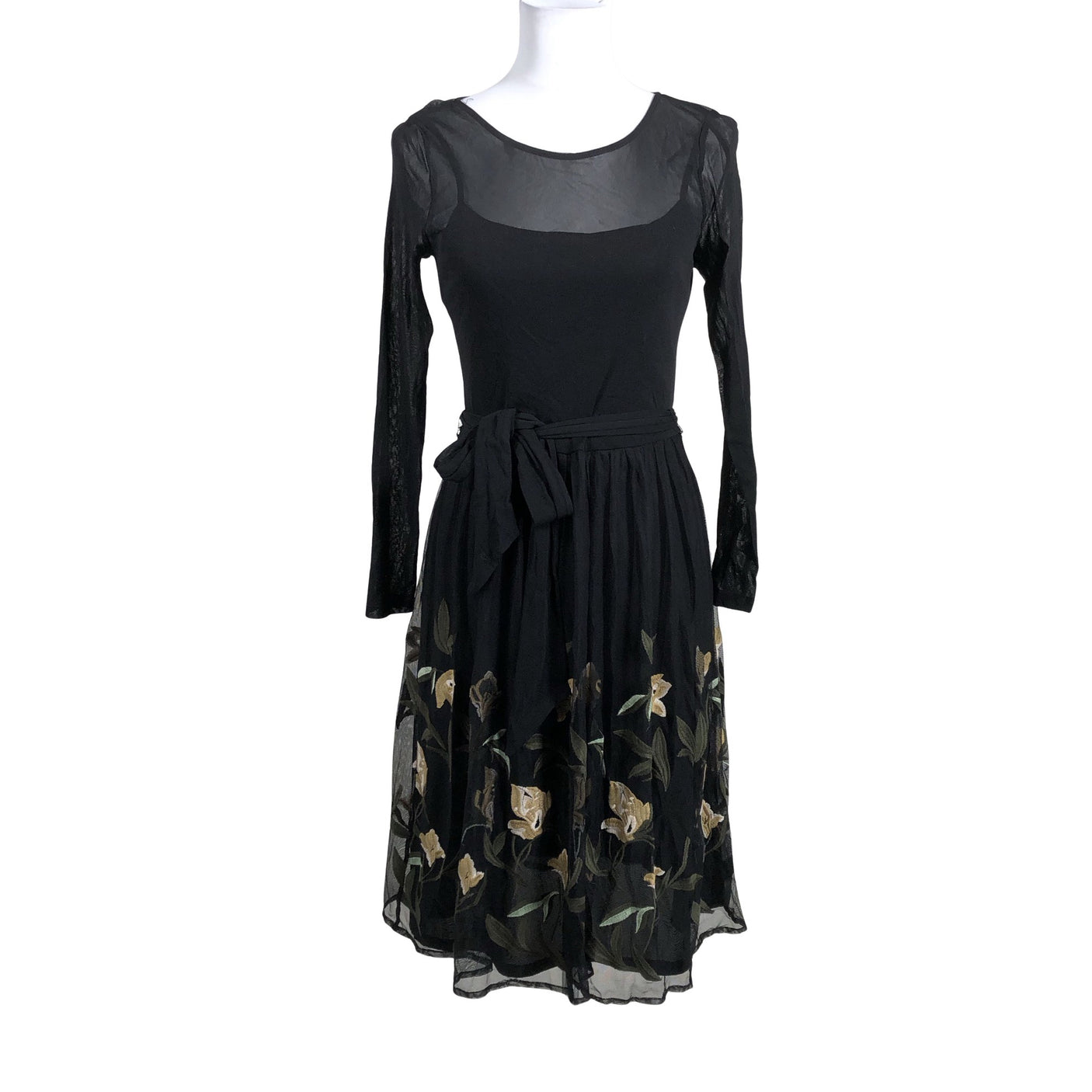 Unisex Esprit - Tricot dress, size 36 - Black (1)