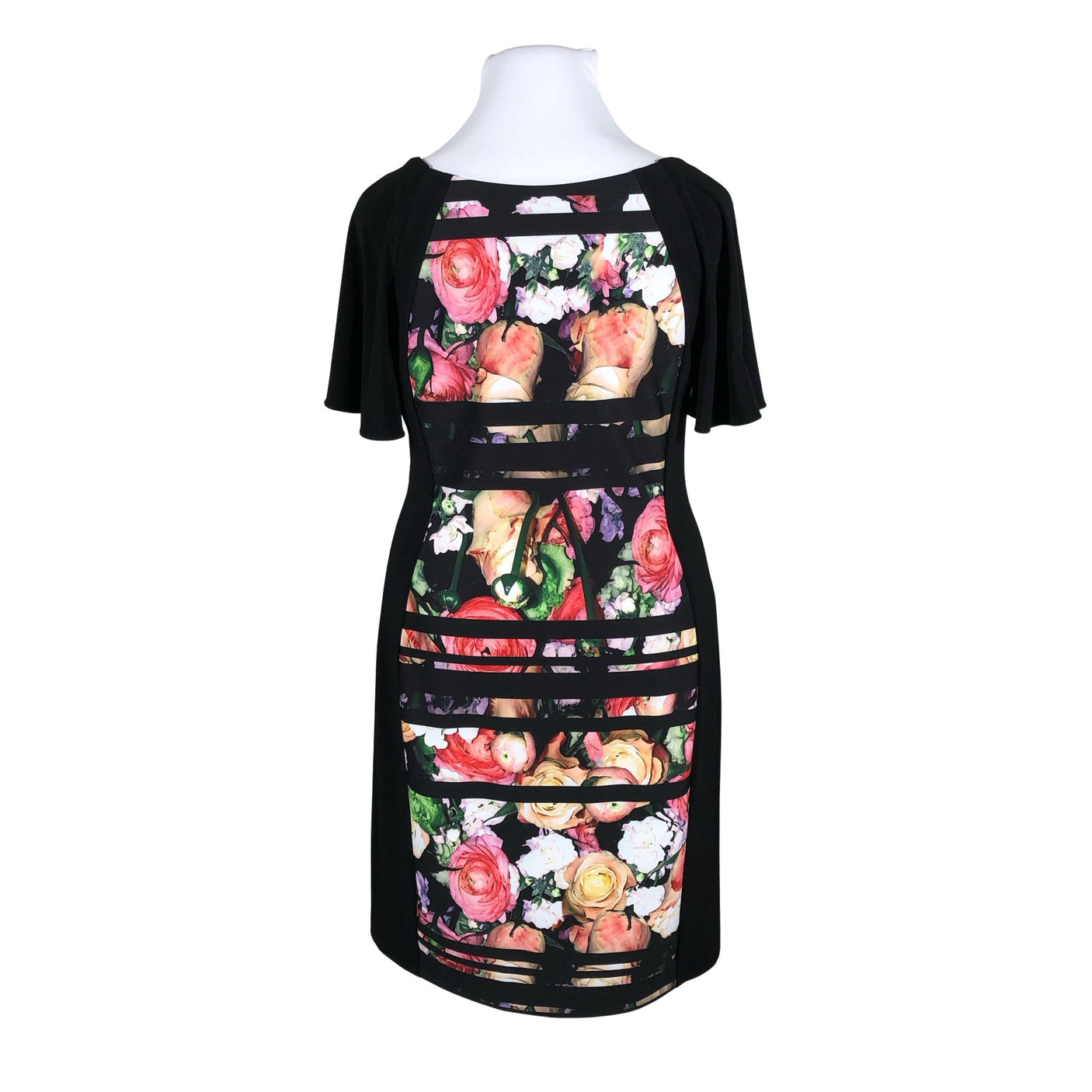 Unisex Joseph Ribkoff - Tricot dress, size 42 - Black (5)