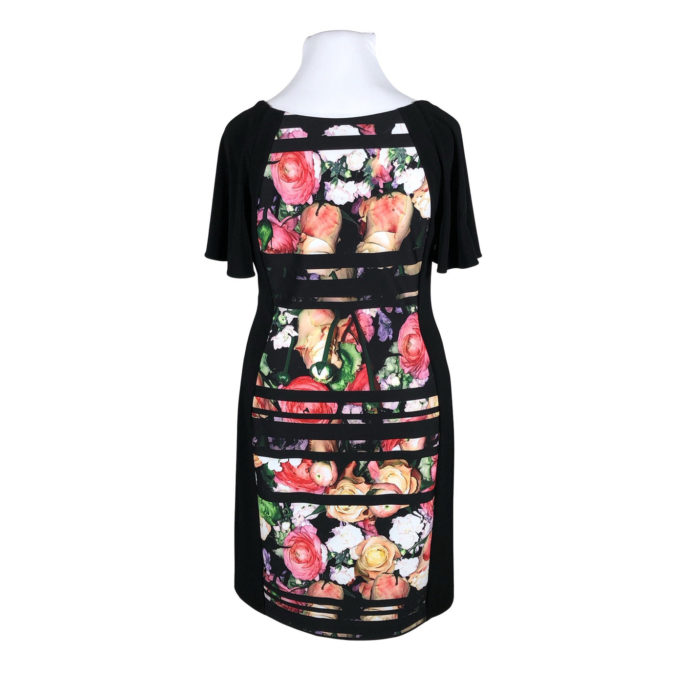 Unisex Joseph Ribkoff - Tricot dress, size 42 - Black (6)