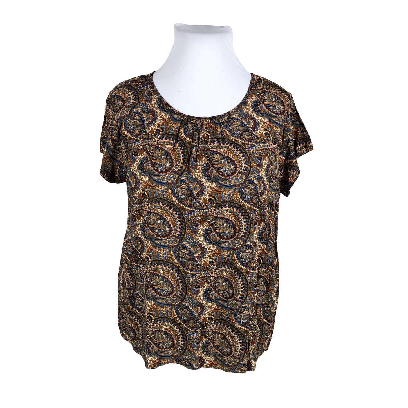 Unisex Soyaconcept - Short-sleeved blouse, size 42 - Brown (2)