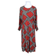 Unisex The Masai - Schiffon dress, size 44 - Red ()