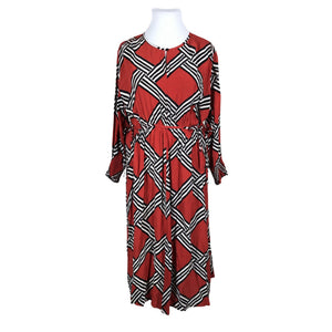 Unisex The Masai - Schiffon dress, size 44 - Red (1)