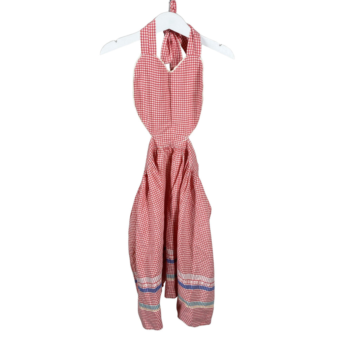 Unisex Handmade - Apron, size 128 - 134 - Red (1)