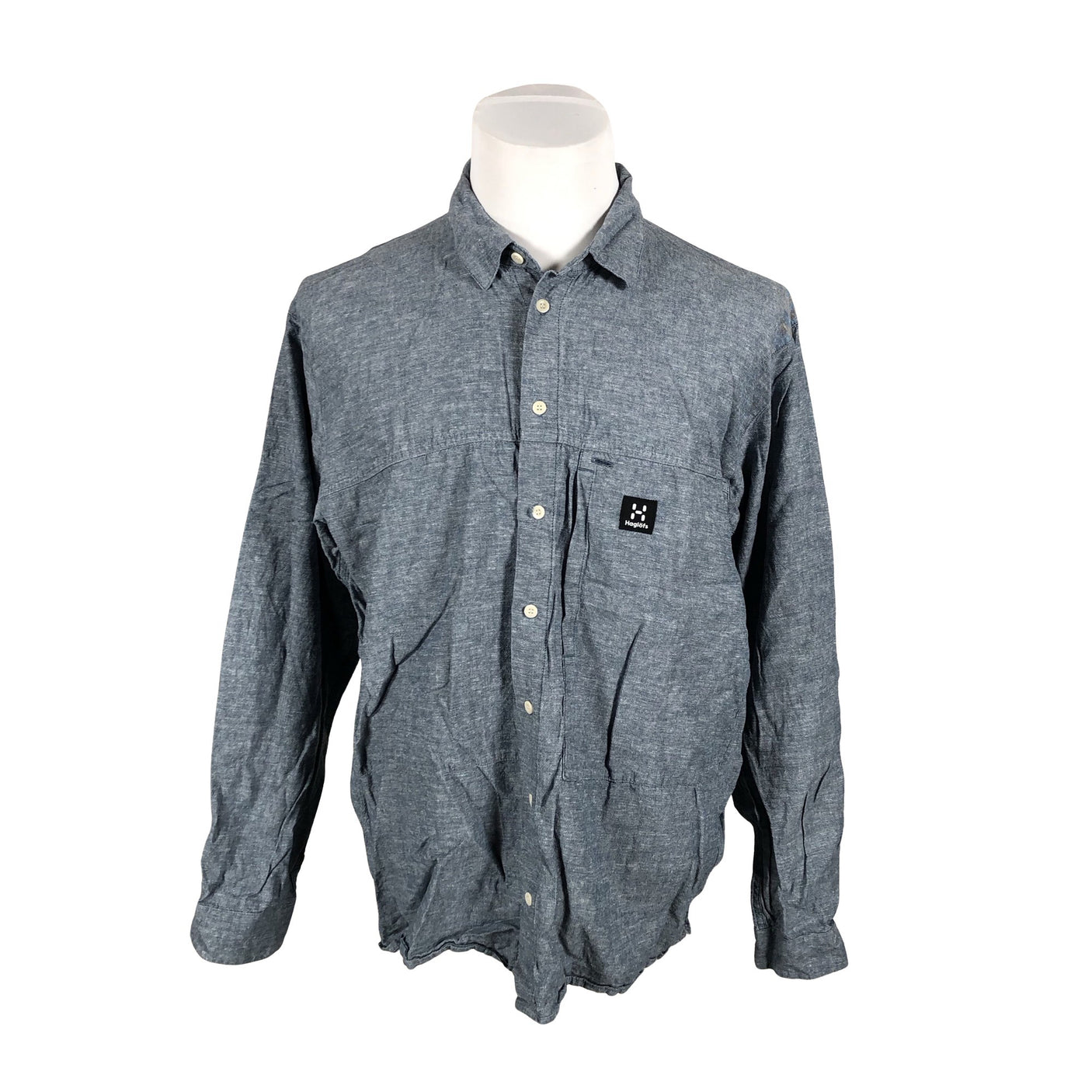 Unisex Haglöfs - Collared shirt, size XL - Blue (2)