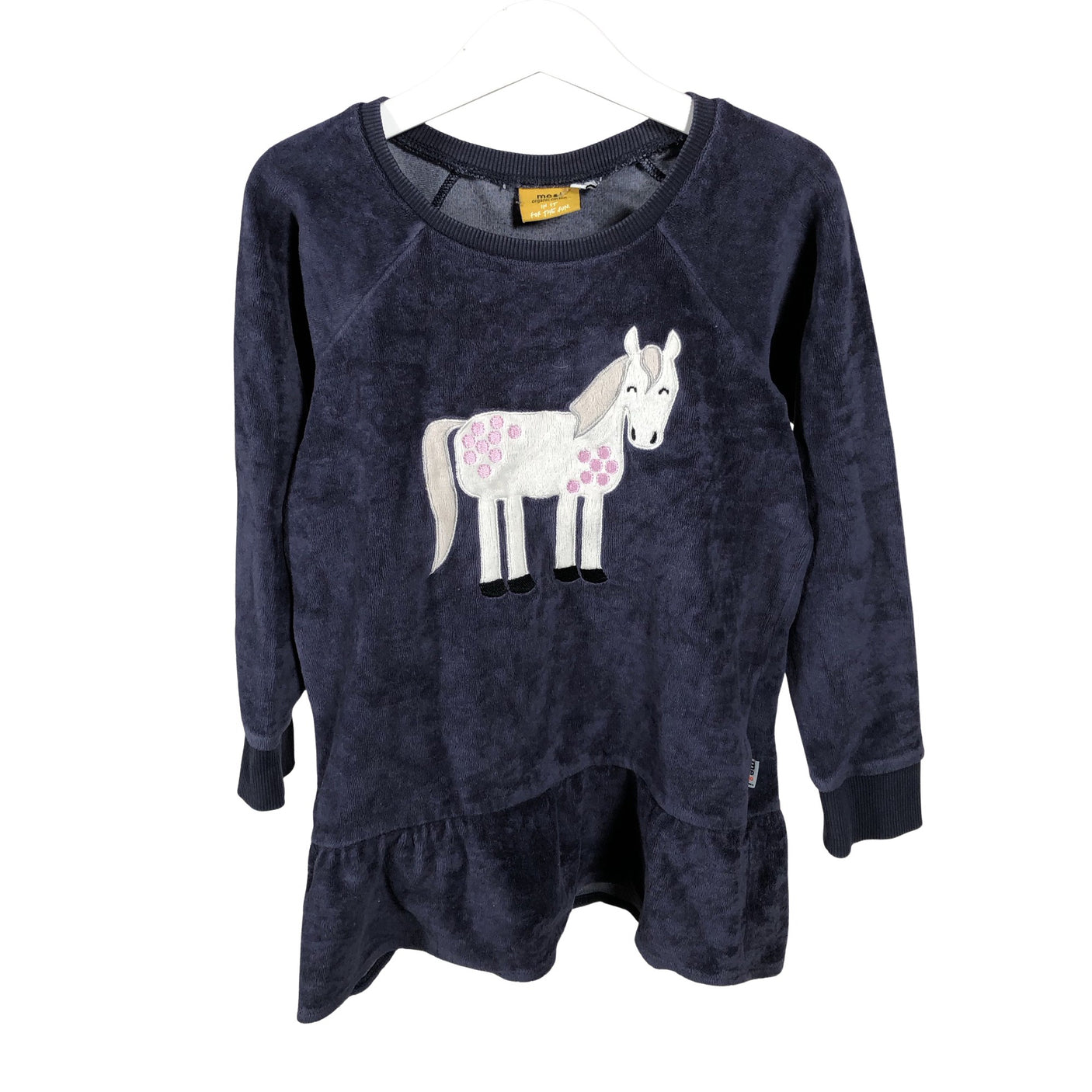 Unisex me&i - Sweatshirt dress, size 122 - 128 - Blue (1)