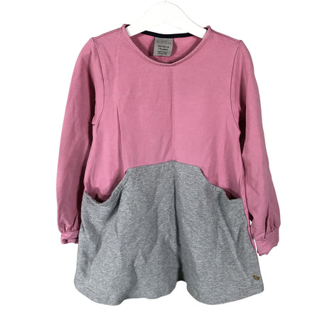 Unisex NOSH - Tricot tunic, size 122 - 128 - Light pink ()