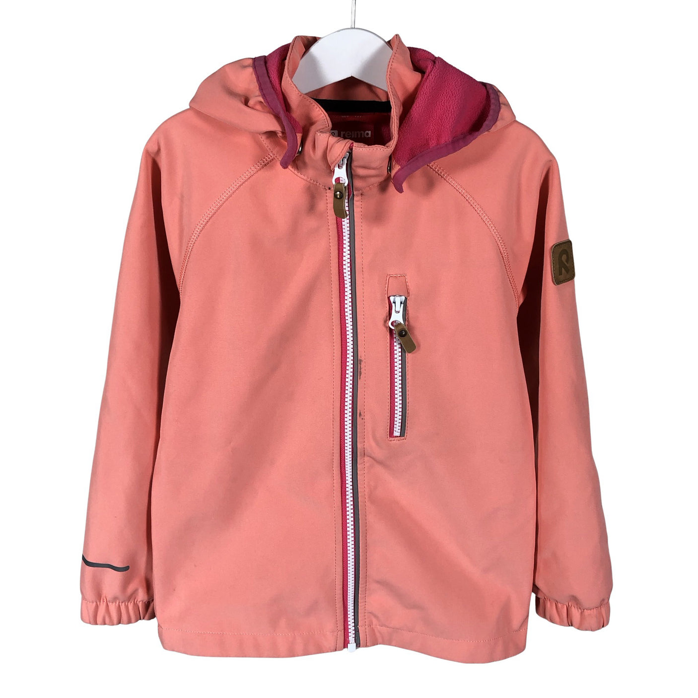 Unisex Reima - Soft shell jacket, size 116 - 122 - Light pink (1)