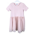 Unisex Pop & Co Helsinki - Tricot dress, size 122 - 128 - Light pink ()