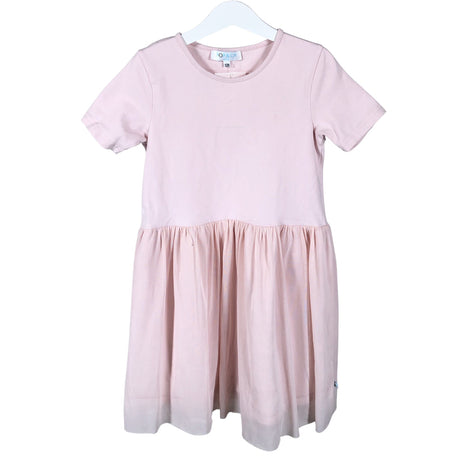 Unisex Pop & Co Helsinki - Tricot dress, size 122 - 128 - Light pink ()