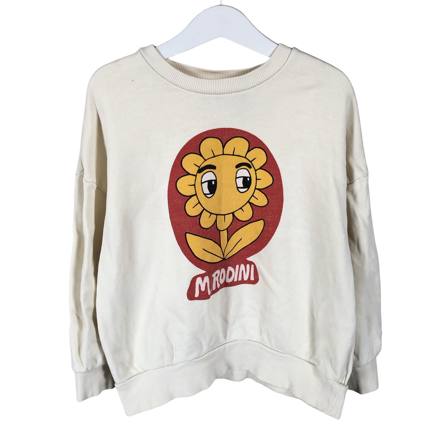 Unisex Mini Rodini - Sweatshirt, size 128 - 134 - Beige (1)