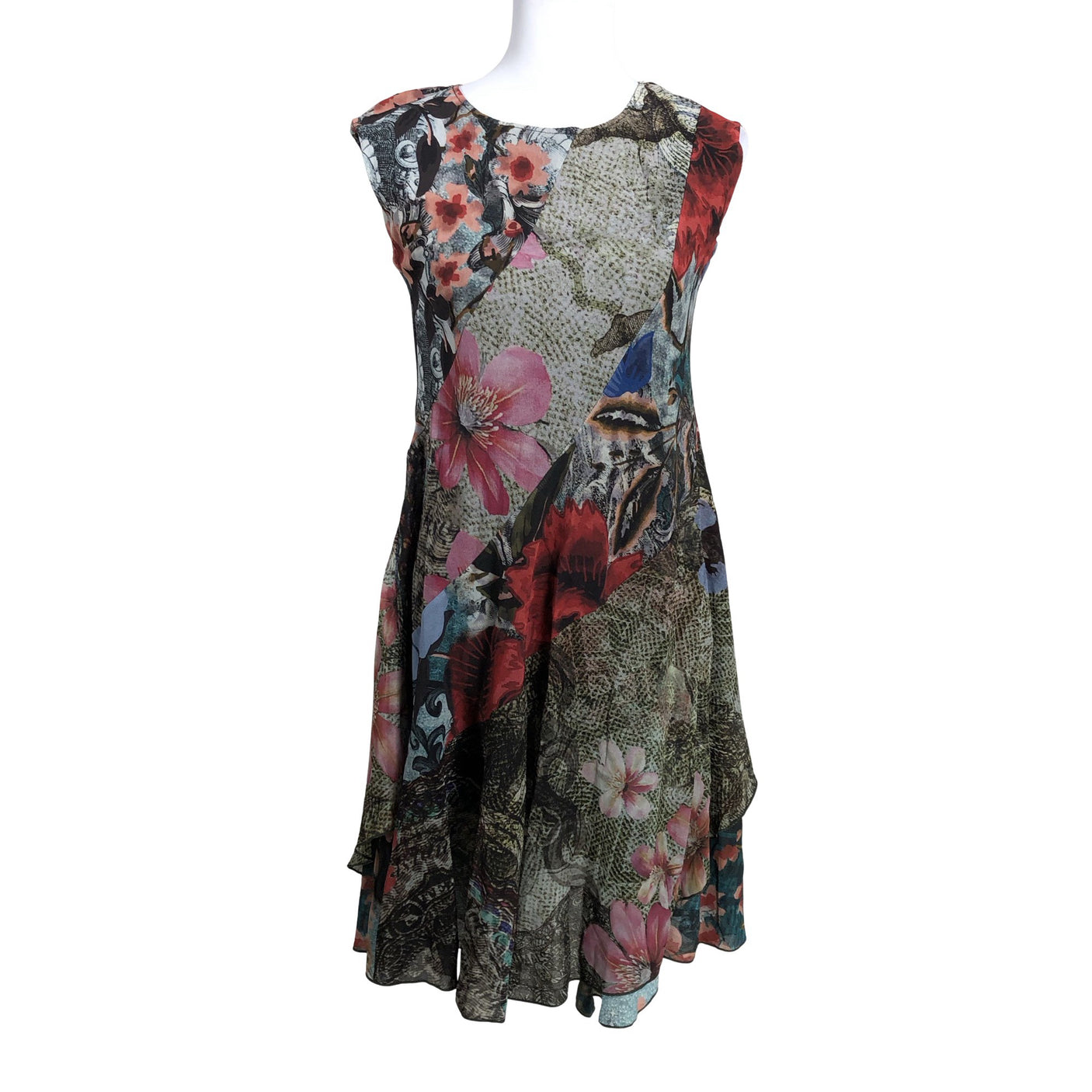 Unisex Desigual - Tricot dress, size 40 - Green (1)