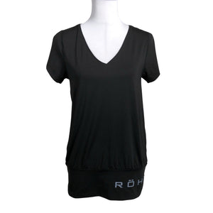 Unisex Röhnisch - Sports shirt, short sleeve, size 38 - Black (1)