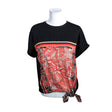 Unisex Gerry Weber - Short-sleeved blouse, size 38 - Black ()