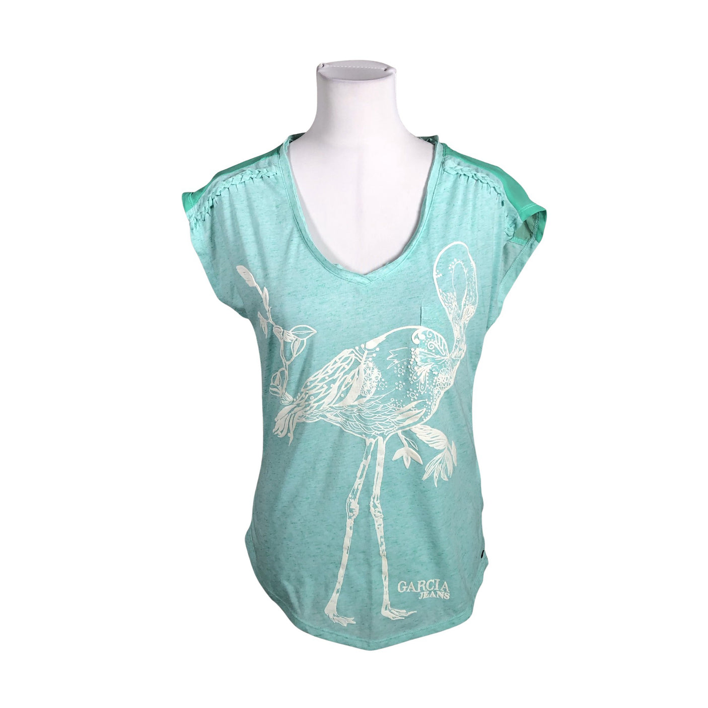 Unisex Garcia Jeans - T-shirt, size 40 - Green (1)