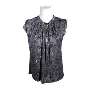 Unisex In Front - Short-sleeved blouse, size 38 - Blue (1)