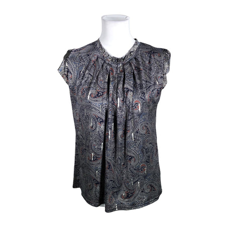 Unisex In Front - Short-sleeved blouse, size 38 - Blue ()