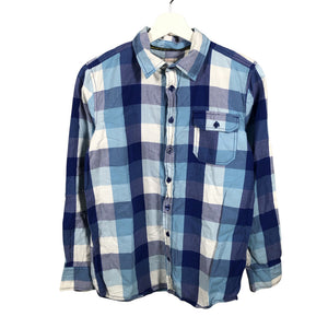 Unisex Esprit - Collared shirt, size 158 - 164 - Blue (1)