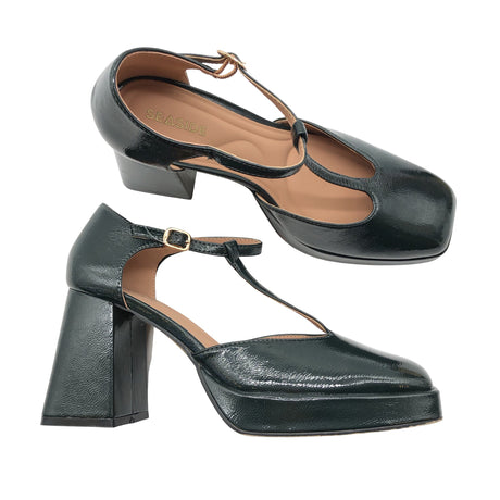 Unisex Seaside - High heels, size 39 - Green ()