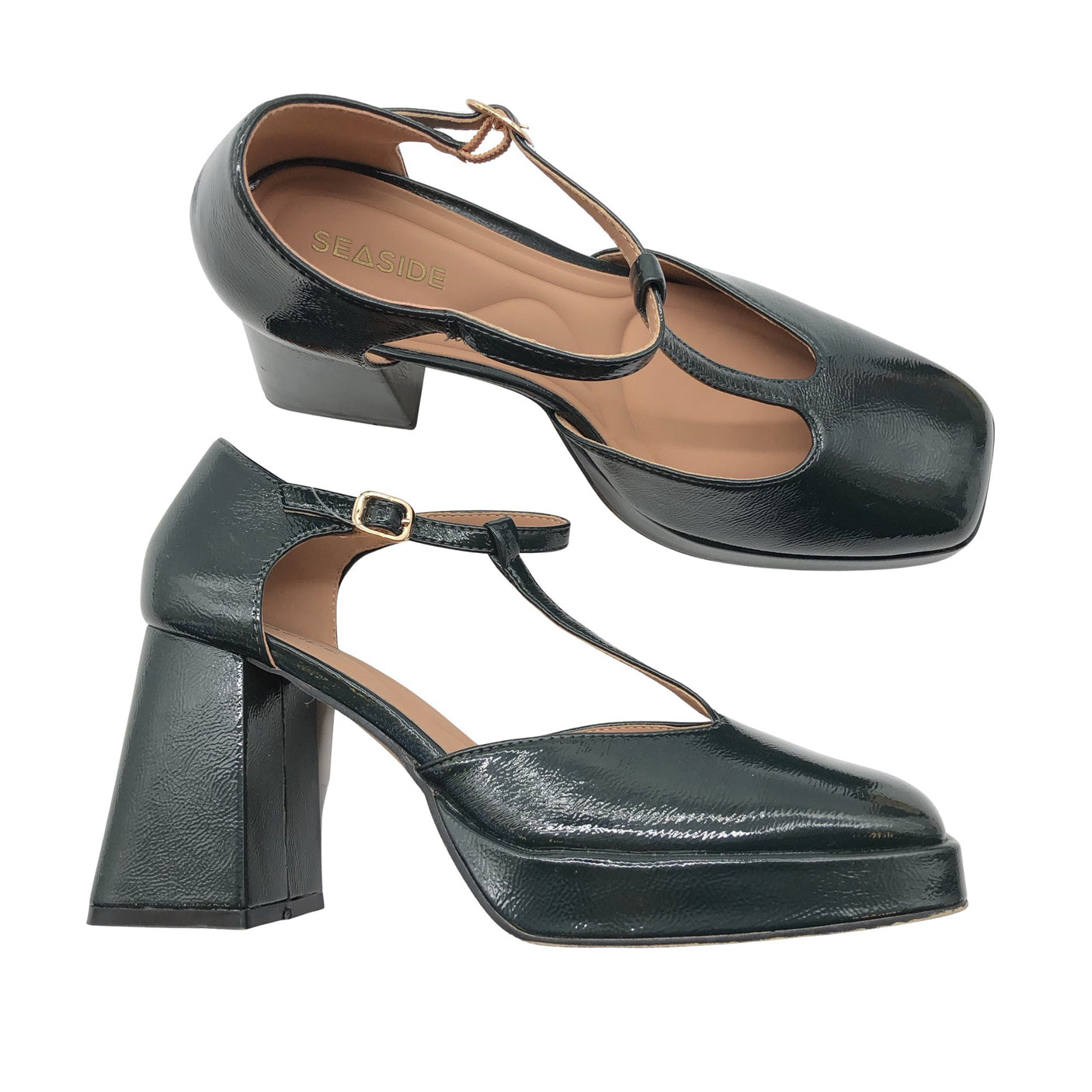Unisex Seaside - High heels, size 39 - Green (2)