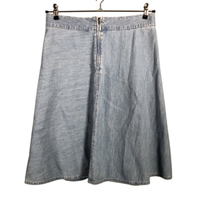 Unisex Mads Norgaard - Denim skirt, size 40 - Blue (2)