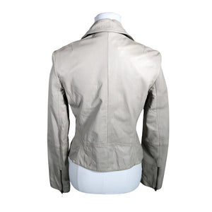 Unisex Michael Kors - Leather jacket, size 36 - Beige (2)
