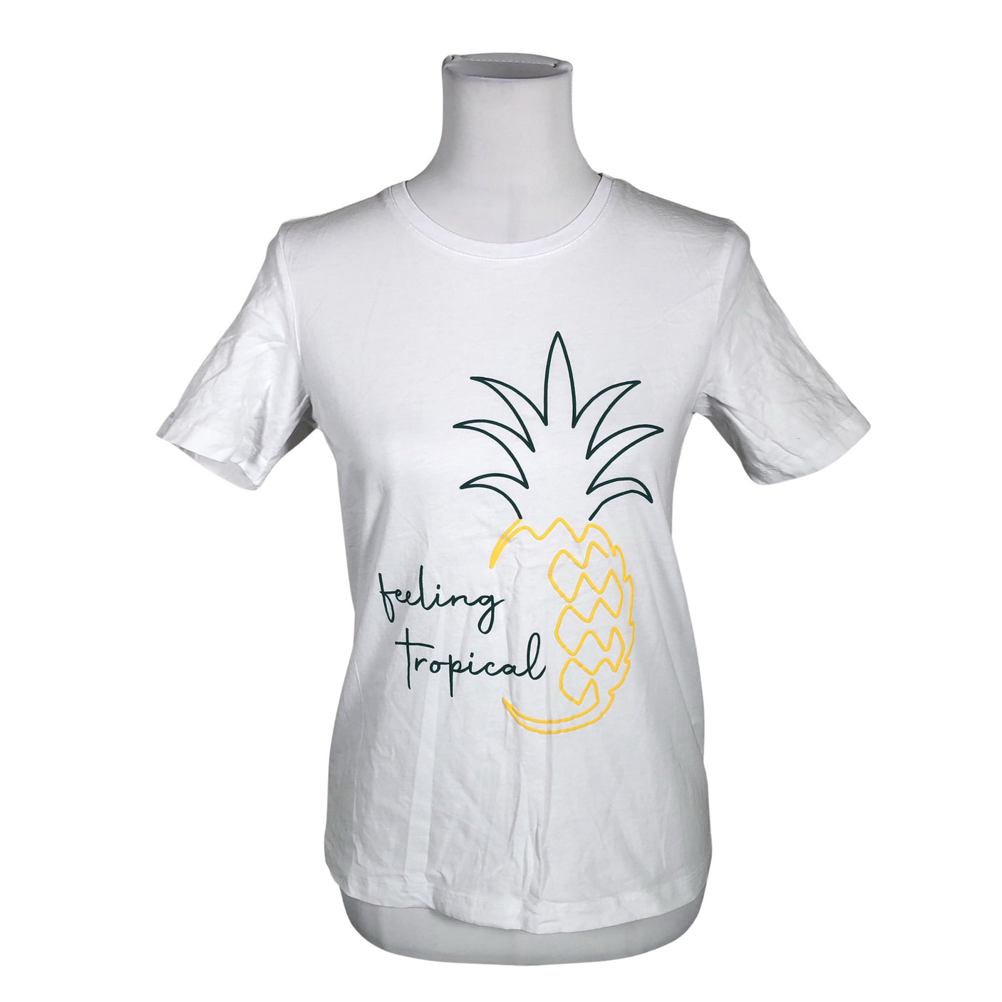 Unisex Anna Field - T-shirt, size 36 - White (2)