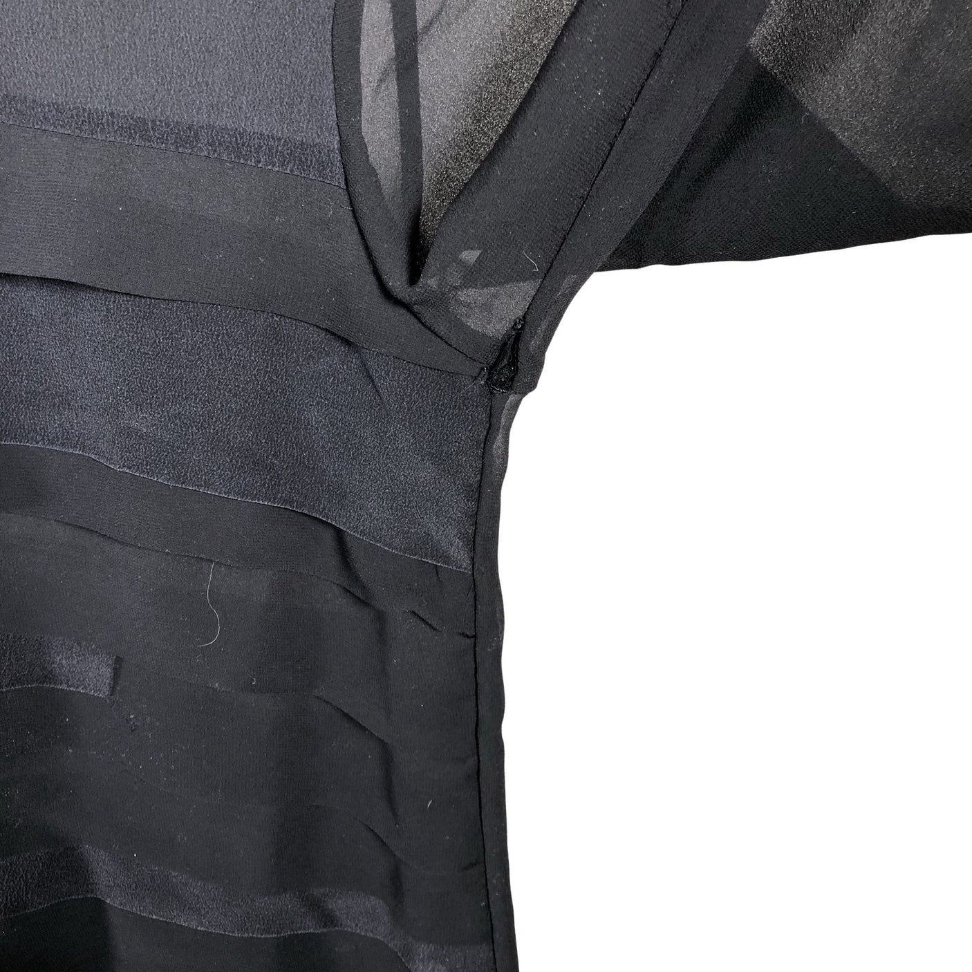 Unisex Selected - Schiffon dress, size 36 - Black (2)