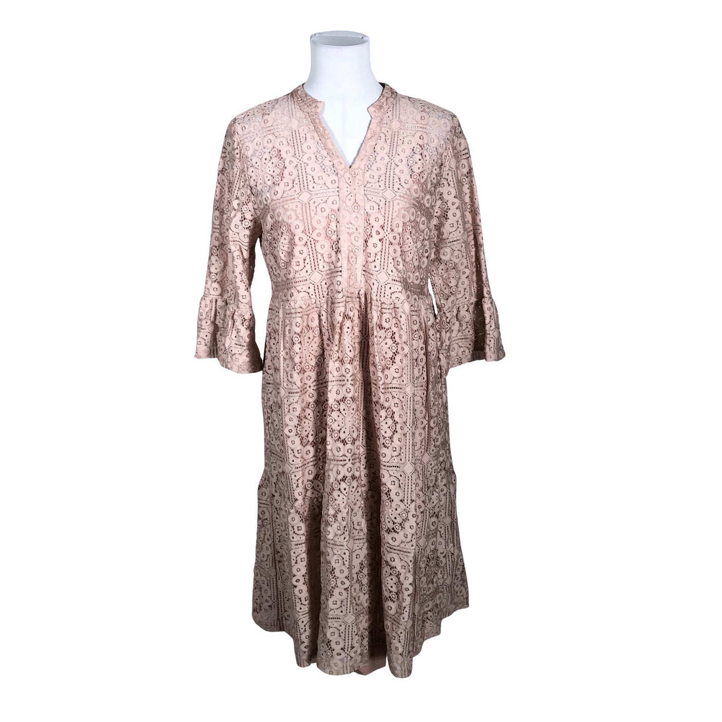 Unisex Cream - Party dress, size 38 - Light pink (1)