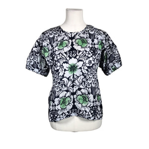 Unisex Marimekko - Short-sleeved blouse, size 36 - Blue (1)