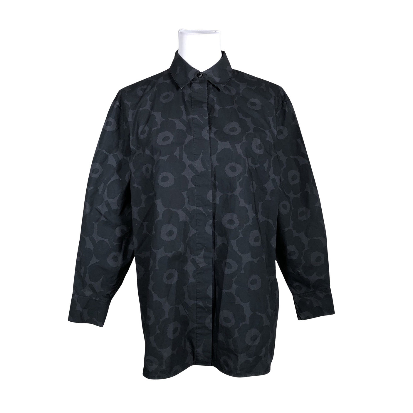 Unisex Marimekko - Collared shirt, size 34 - Black (1)